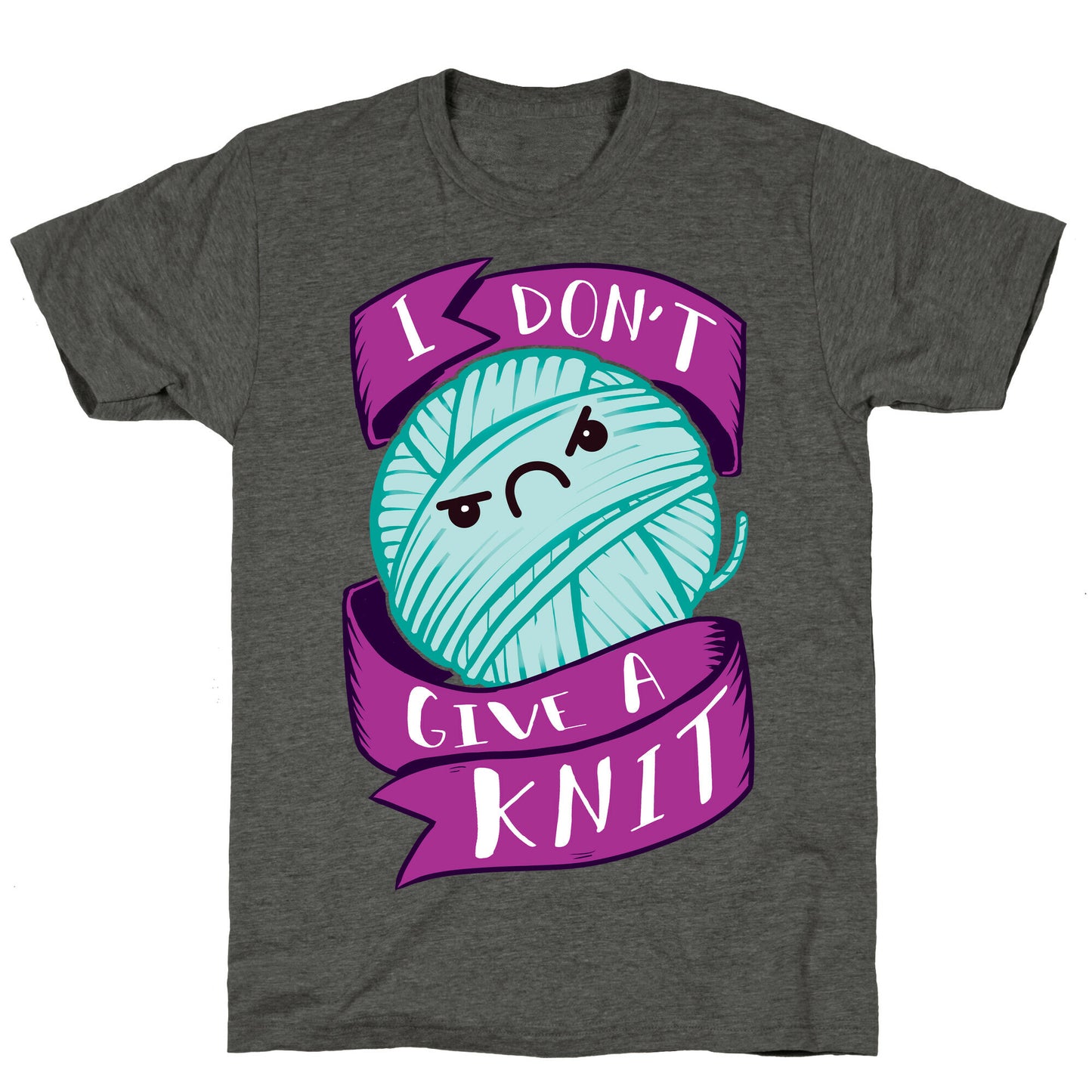 I Don't Give A Knit Unisex Triblend Tee