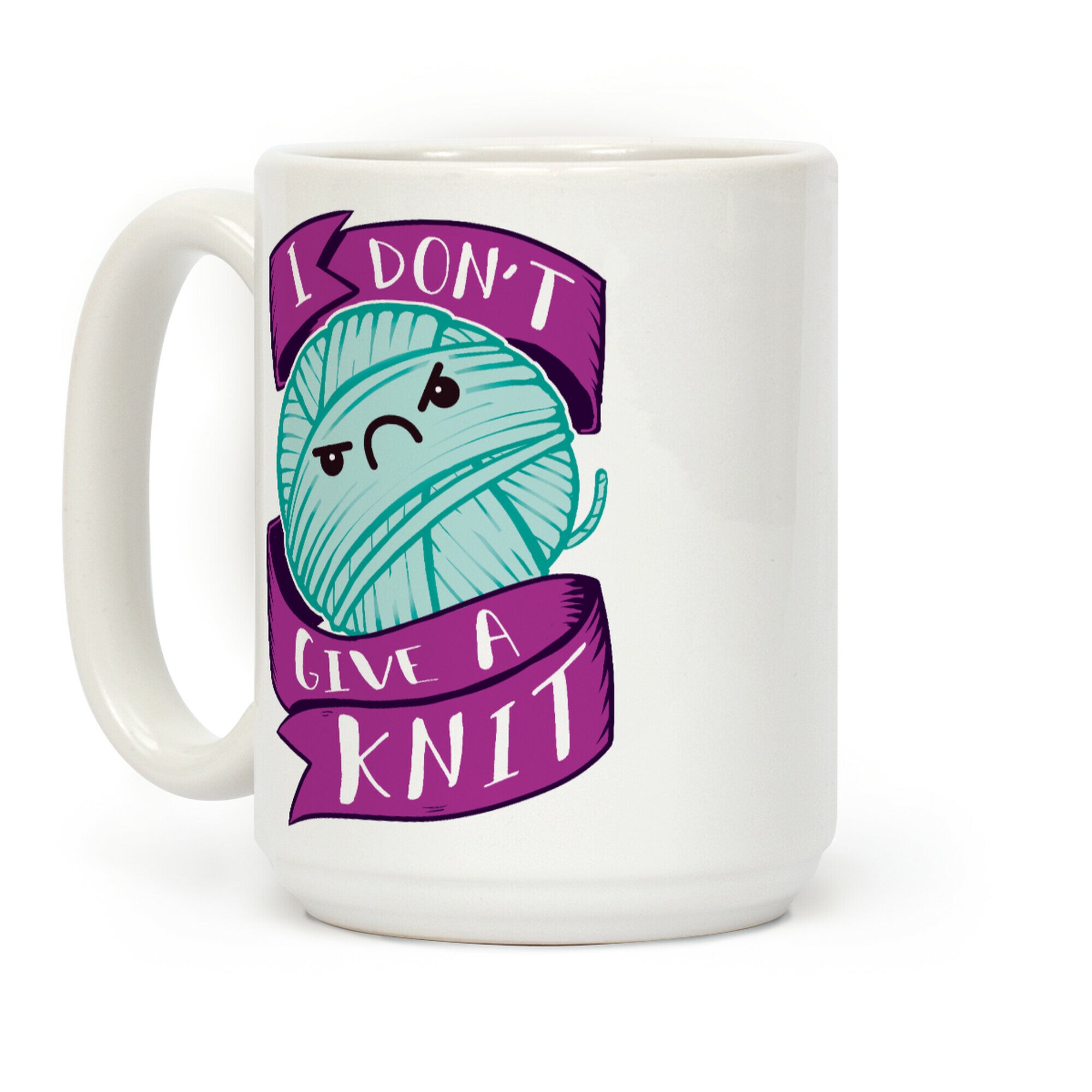 I Don't Give A Knit Coffee Mug