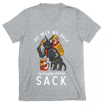 My Neck My Back My Naughty Children Sack V-Neck