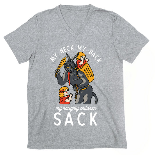 My Neck My Back My Naughty Children Sack V-Neck