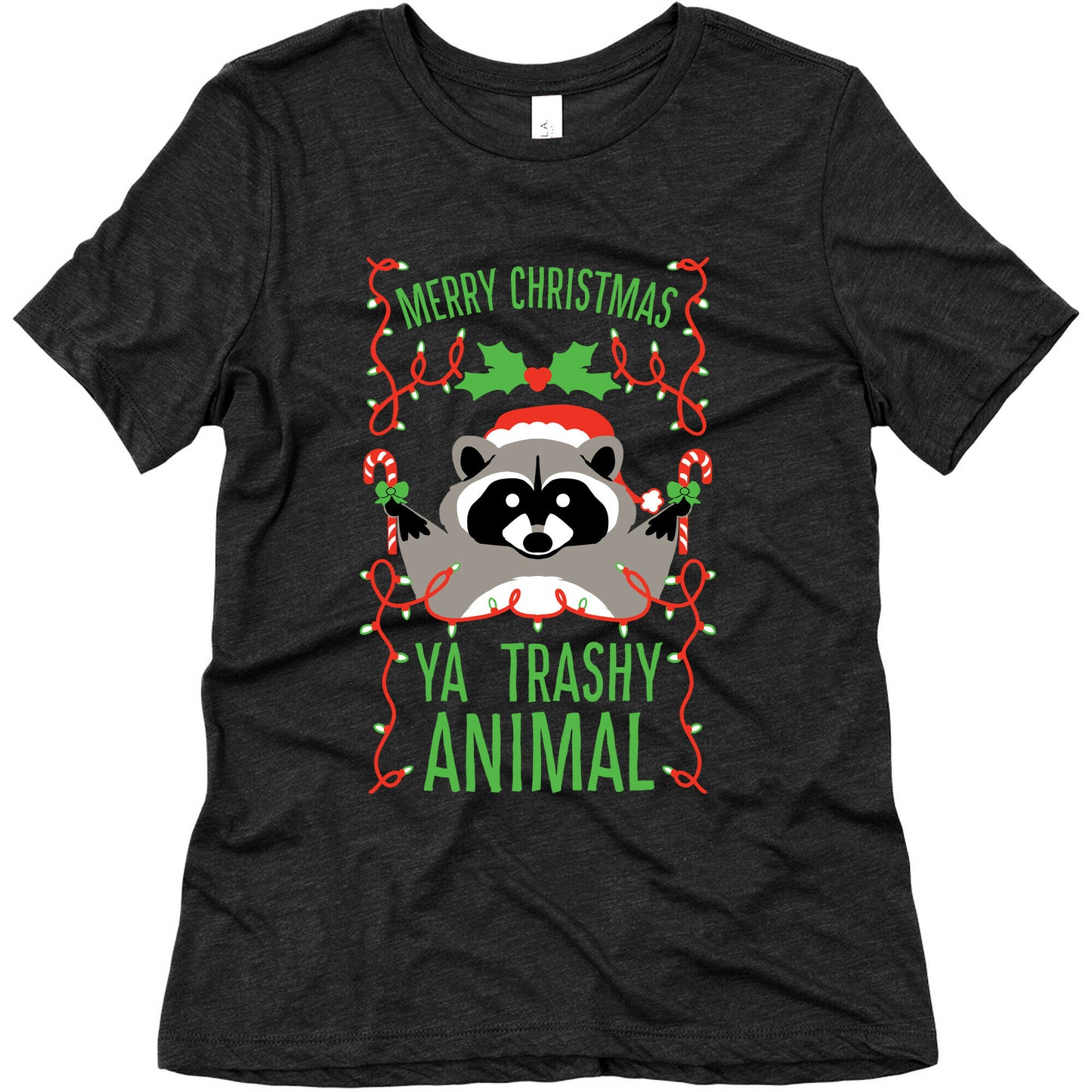 Merry Christmas Ya Trashy Animal Women's Triblend Tee