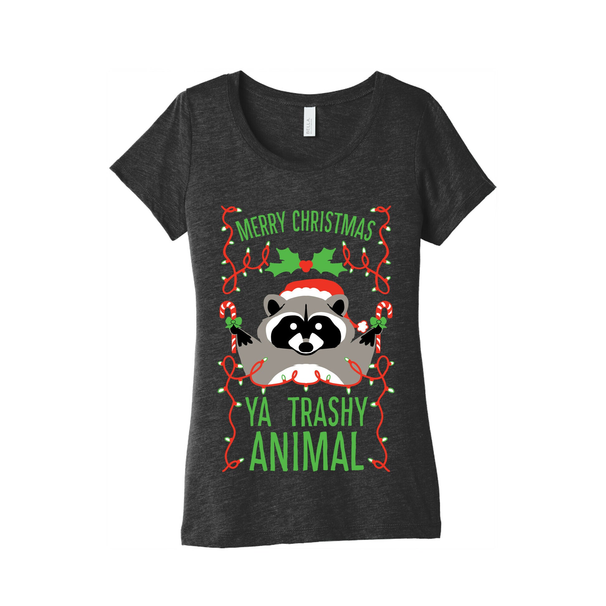 Merry Christmas Ya Trashy Animal Women's Triblend Tee