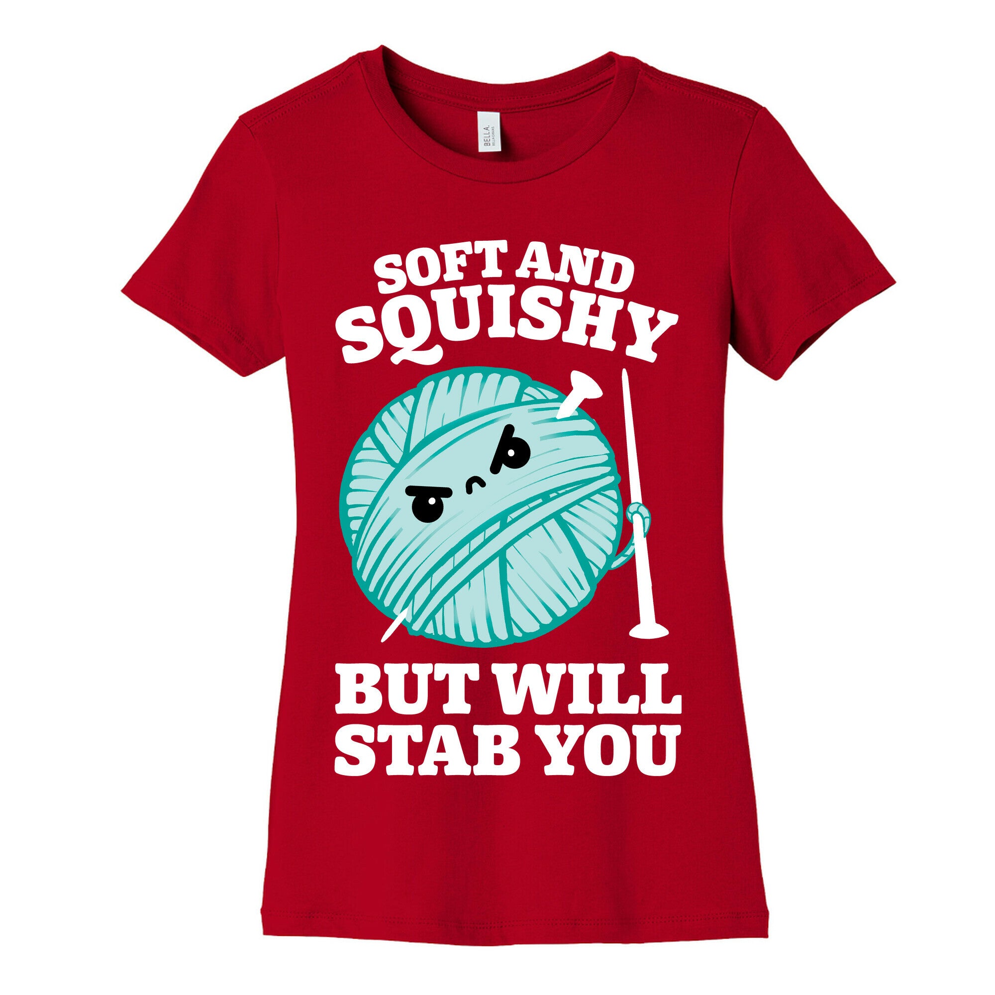 Soft and Squishy But Will Stab You Women's Cotton Tee