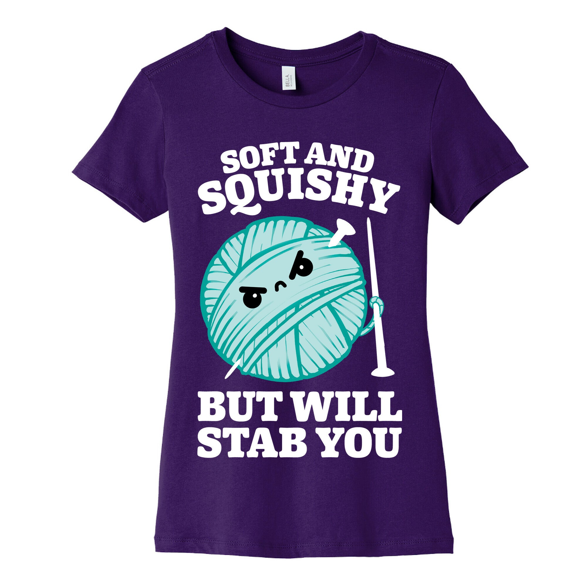 Soft and Squishy But Will Stab You Women's Cotton Tee