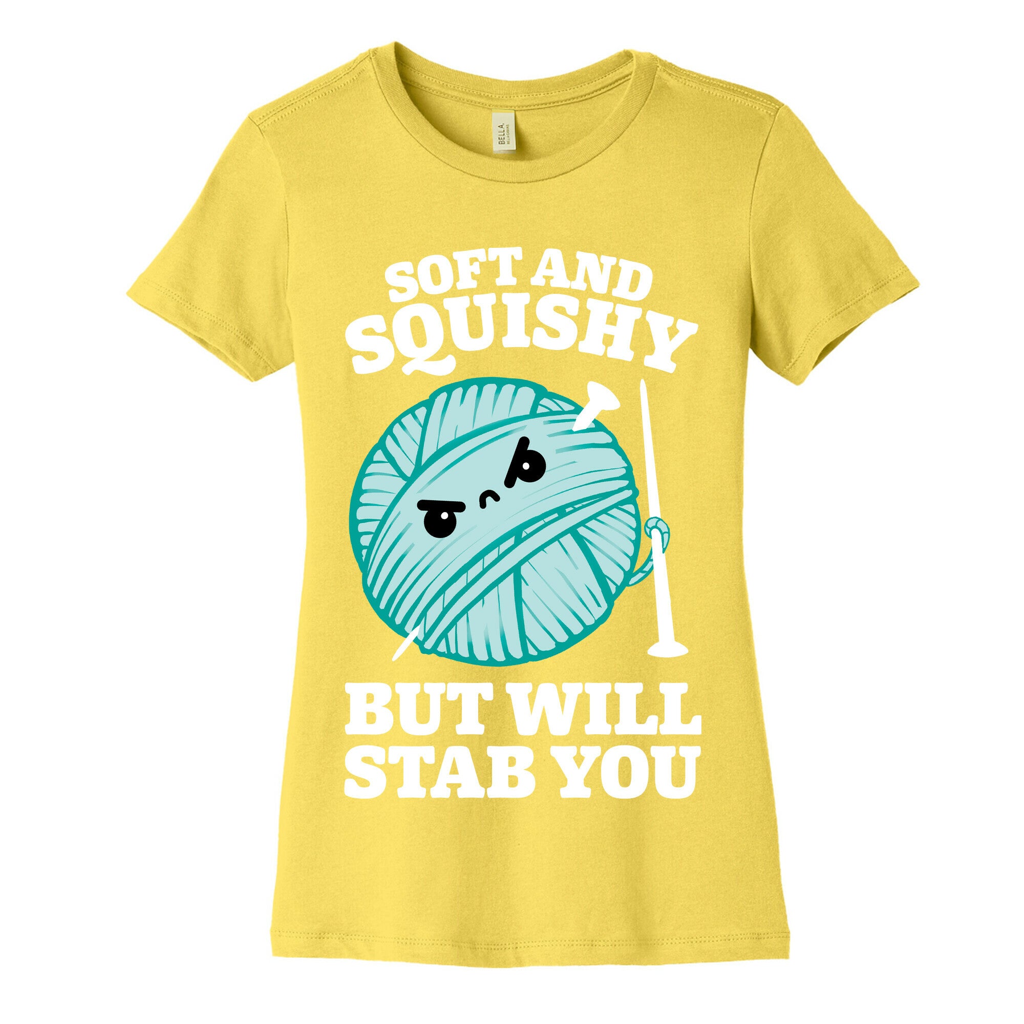Soft and Squishy But Will Stab You Women's Cotton Tee