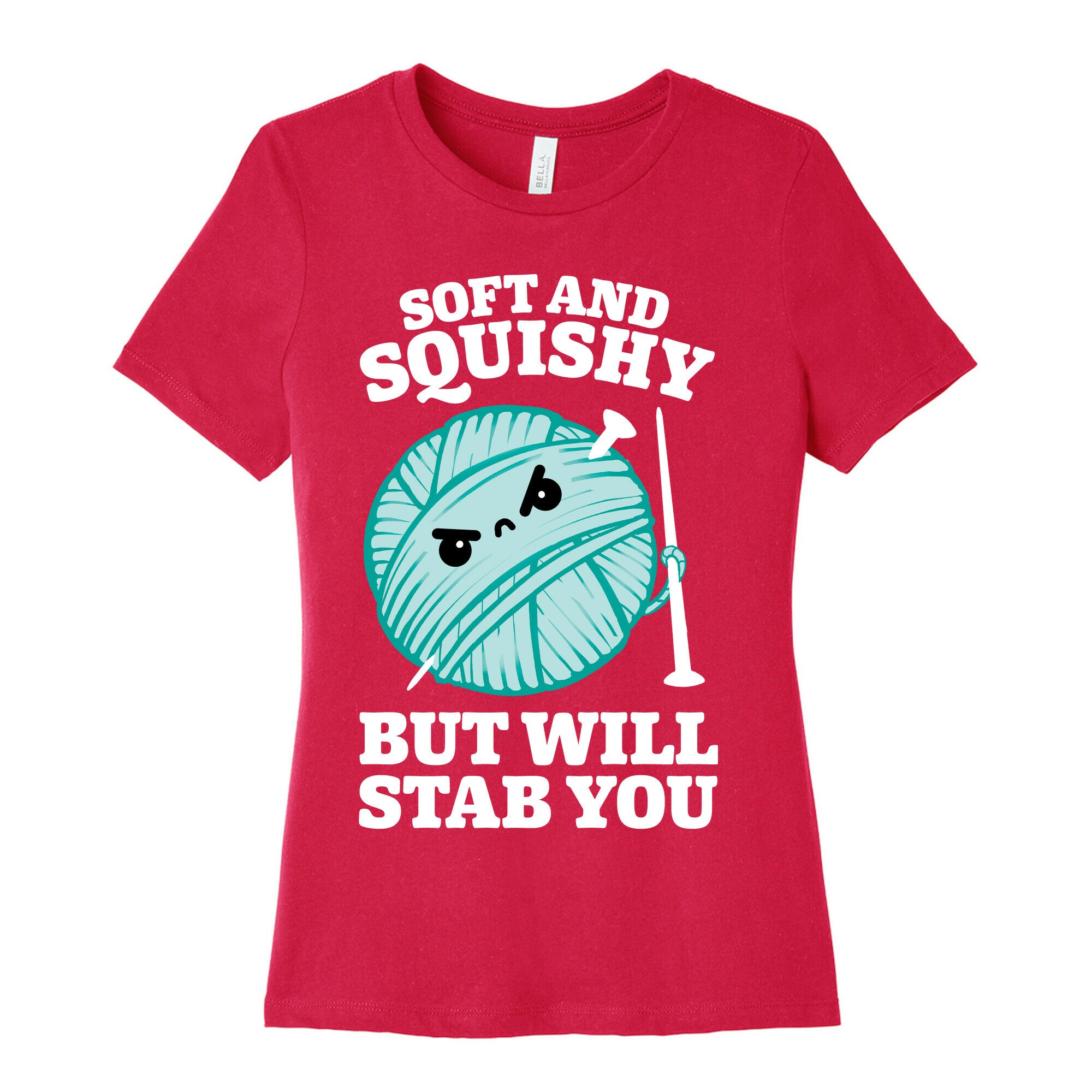 Soft and Squishy But Will Stab You Women's Cotton Tee