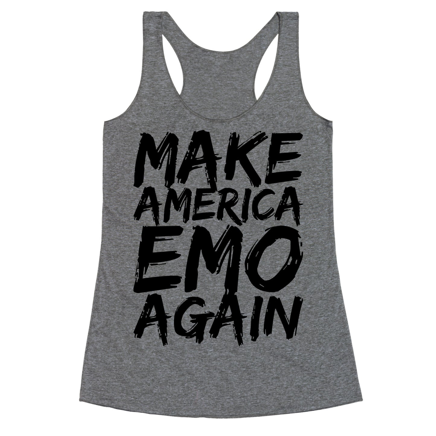 Make America Emo Again Racerback Tank