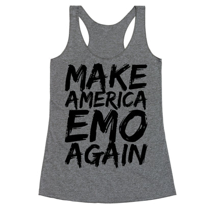 Make America Emo Again Racerback Tank