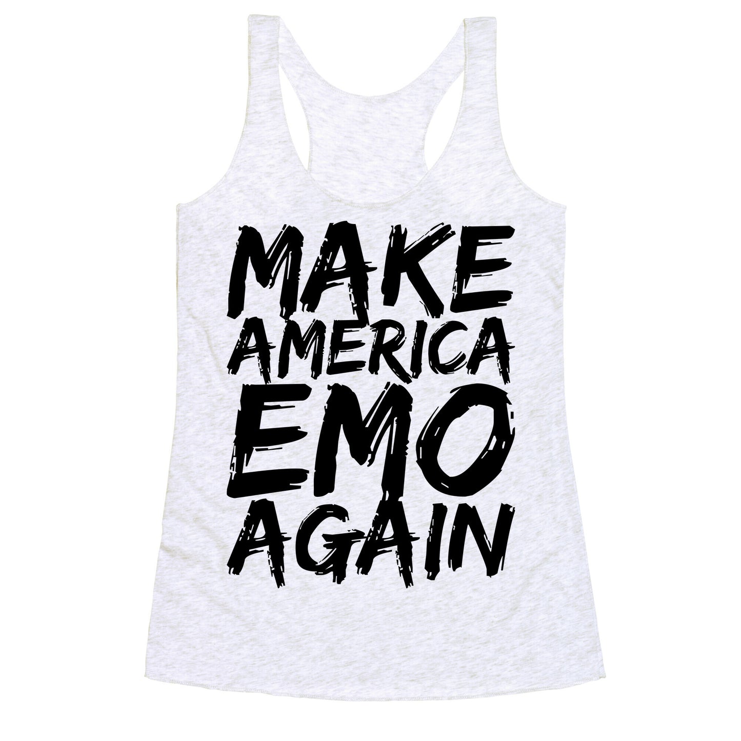 Make America Emo Again Racerback Tank