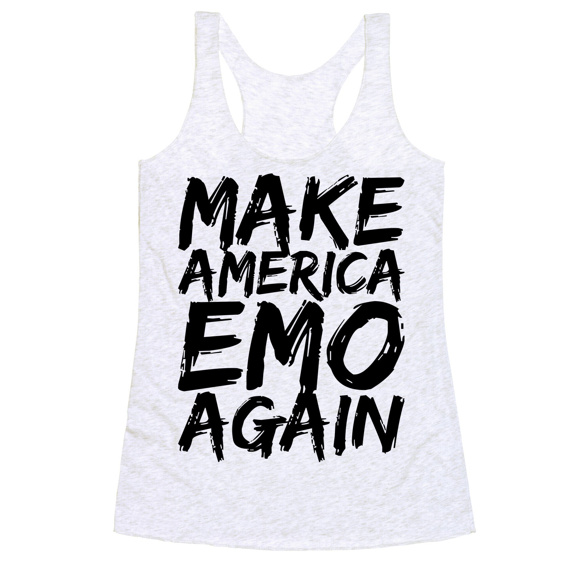 Make America Emo Again Racerback Tank