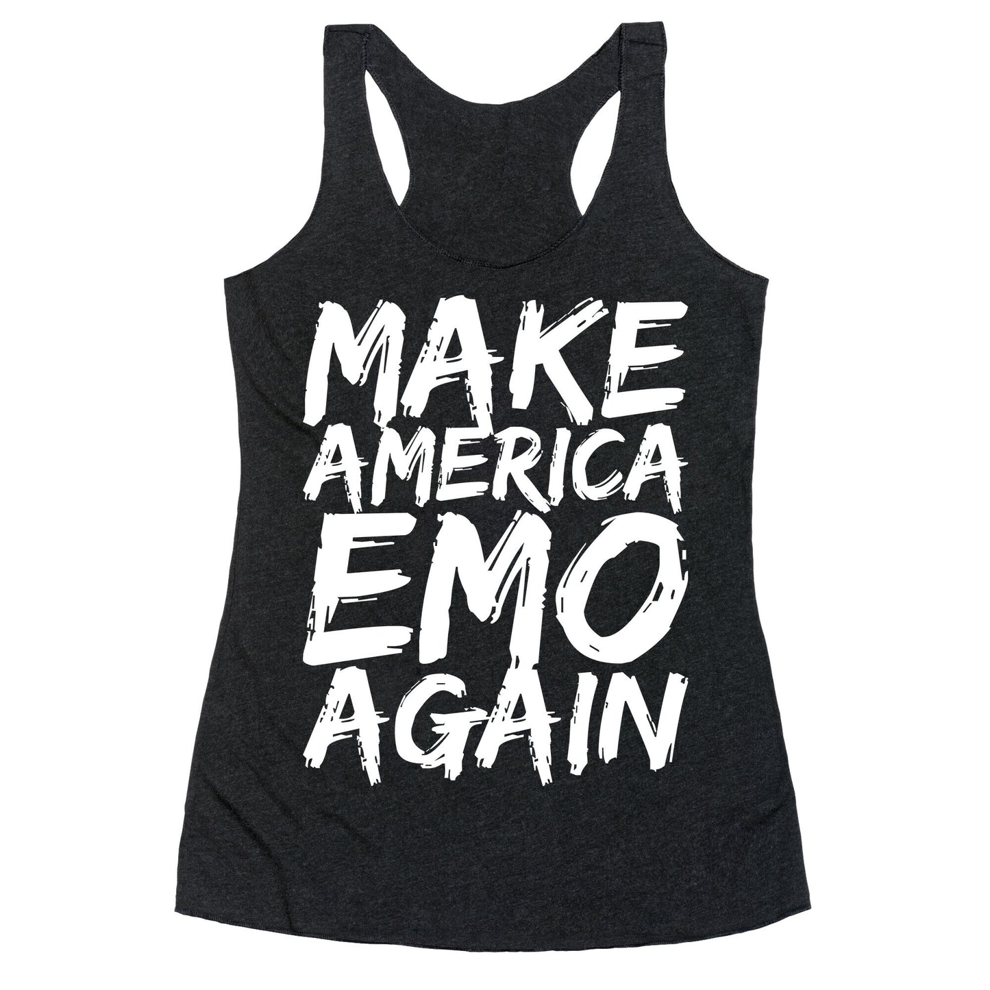 Make America Emo Again Racerback Tank