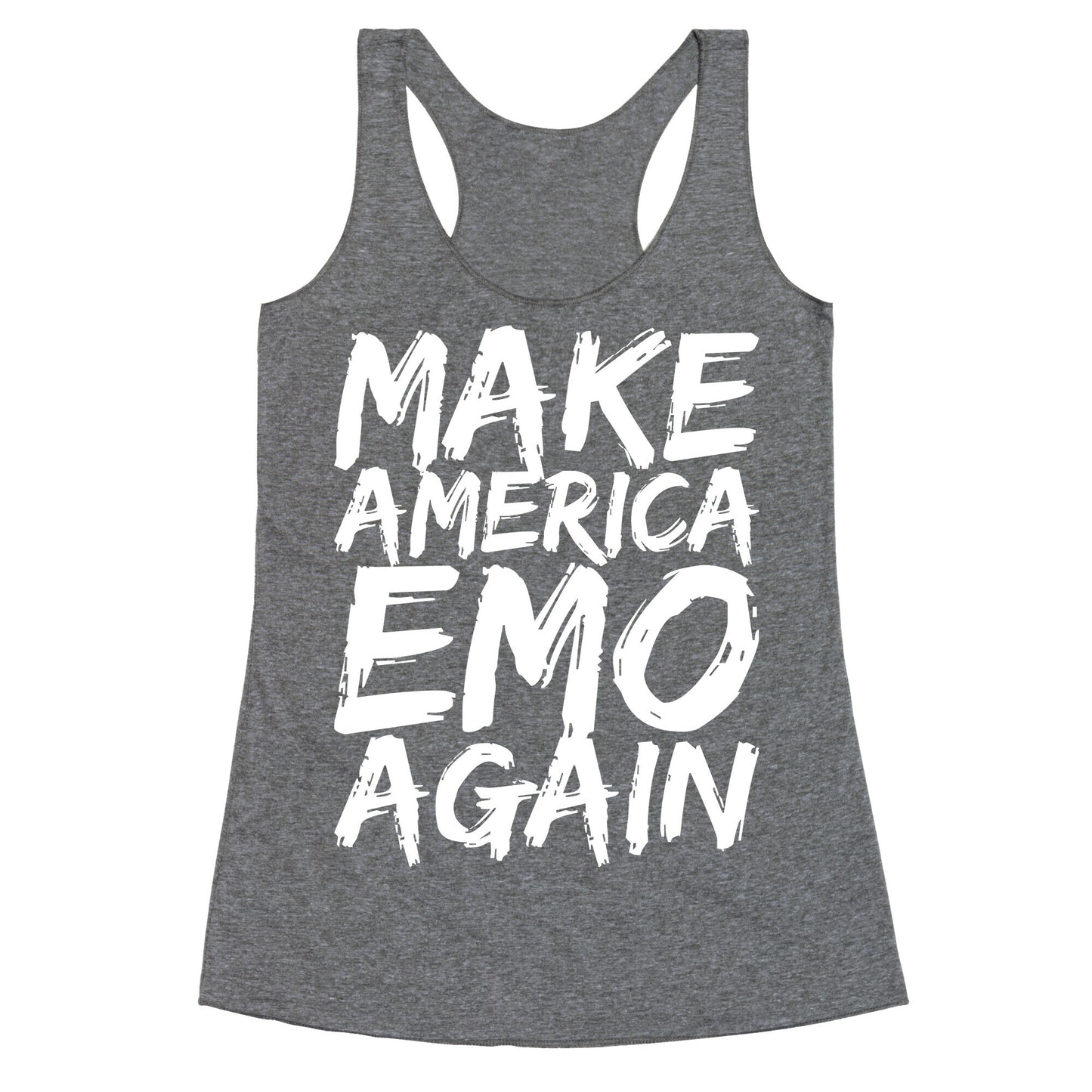 Make America Emo Again Racerback Tank