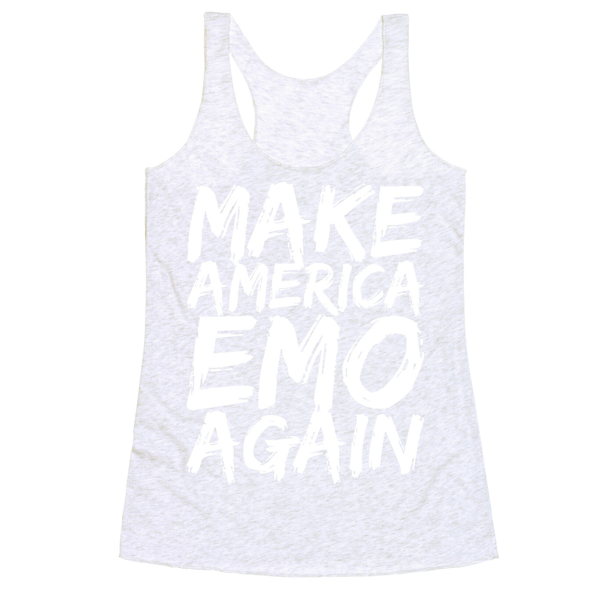 Make America Emo Again Racerback Tank