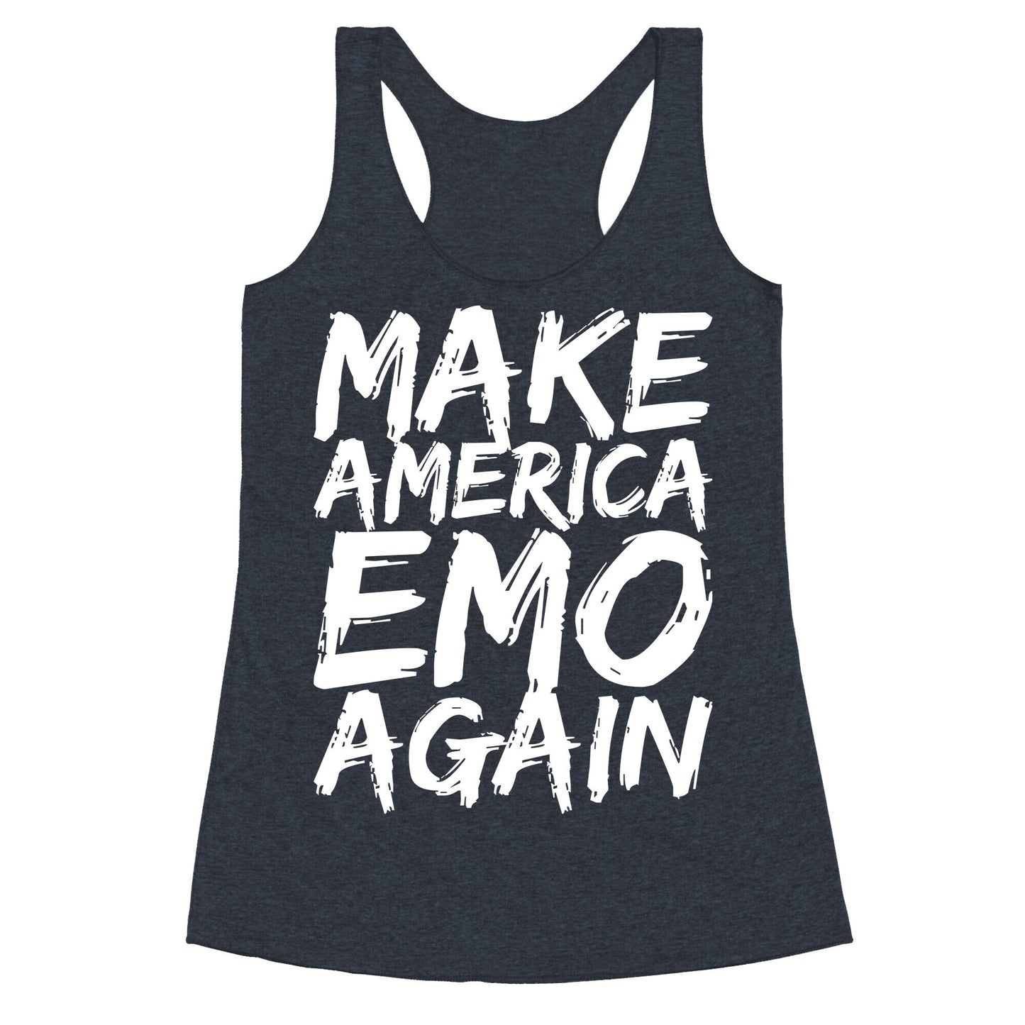 Make America Emo Again Racerback Tank
