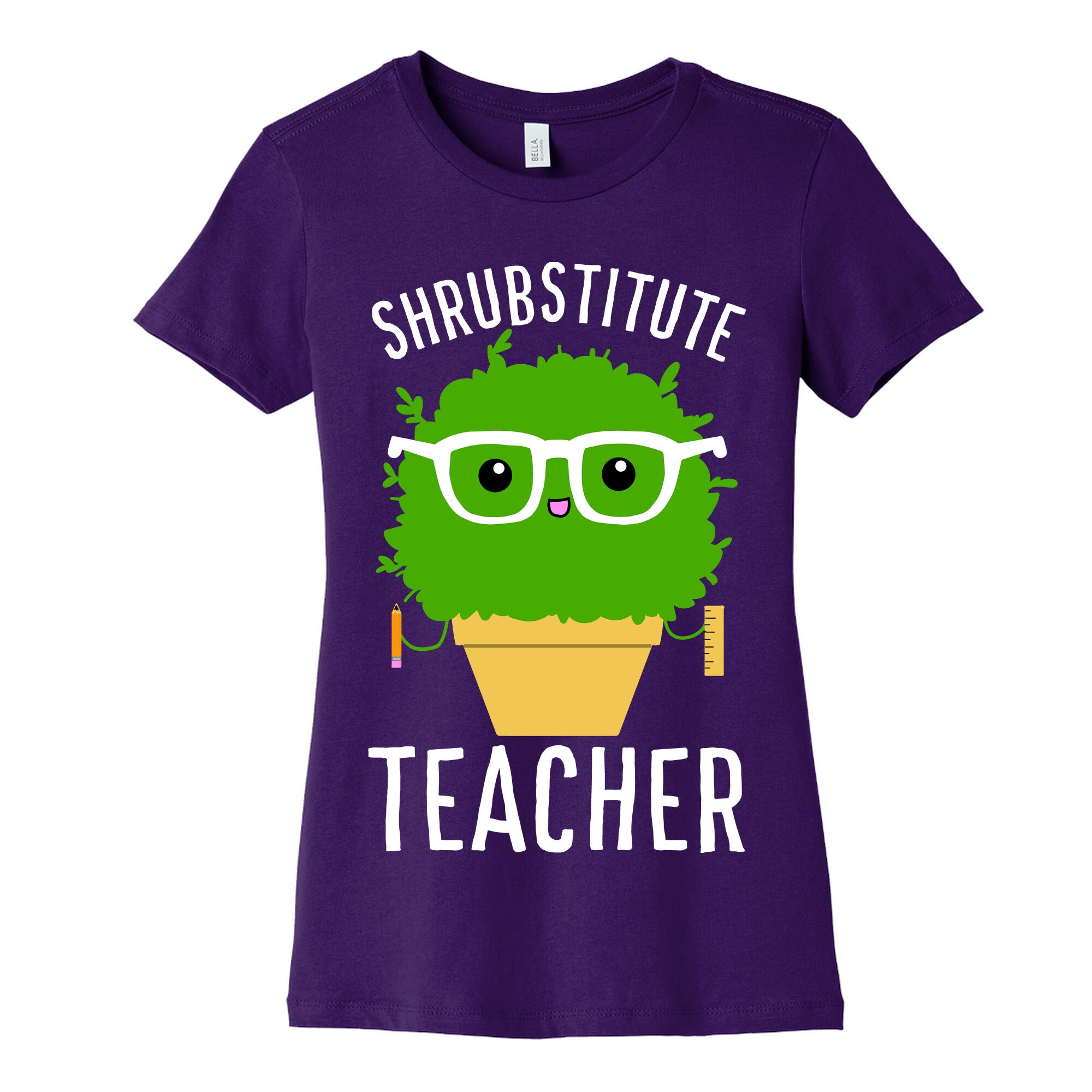 Shrubstitute Teacher Women's Cotton Tee