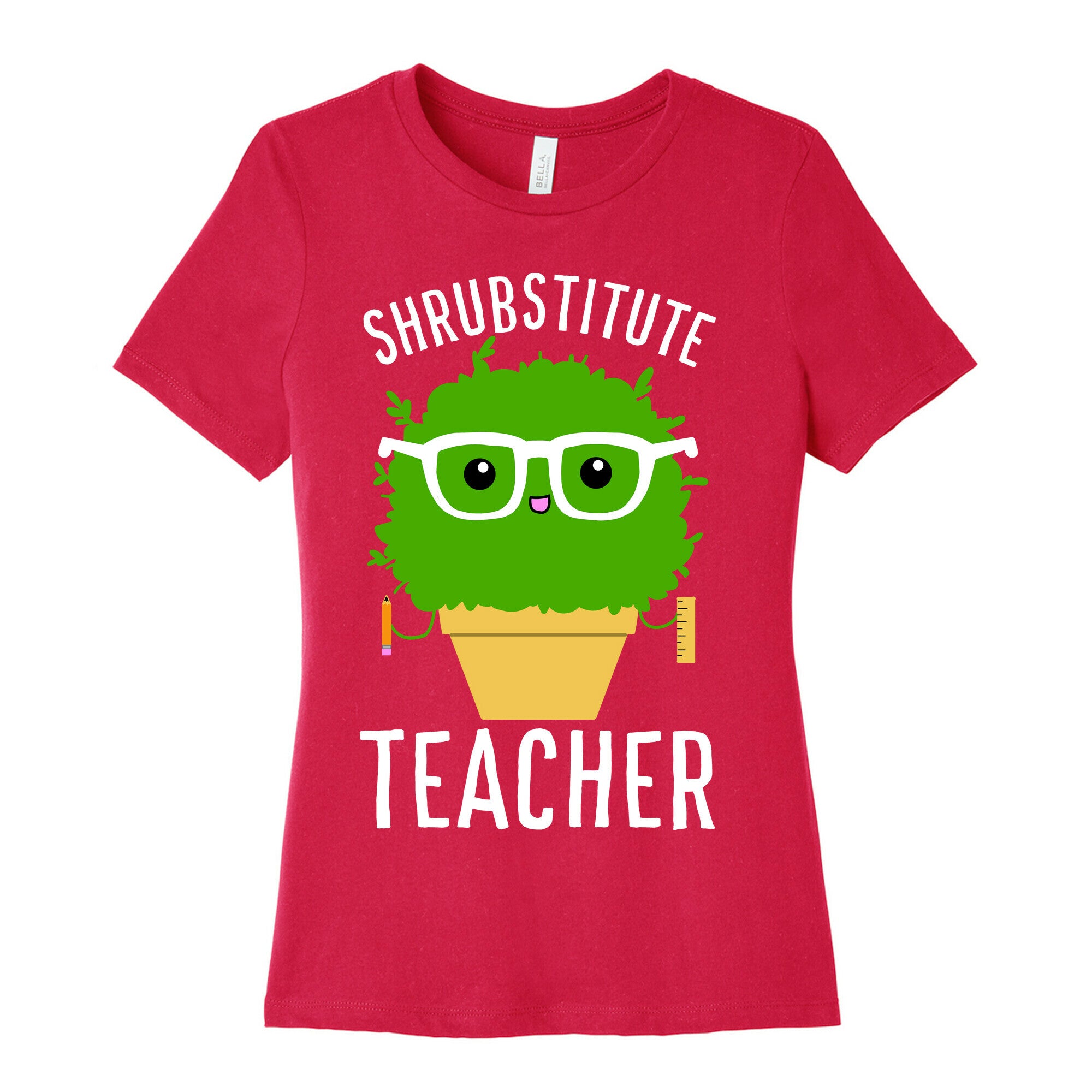 Shrubstitute Teacher Women's Cotton Tee