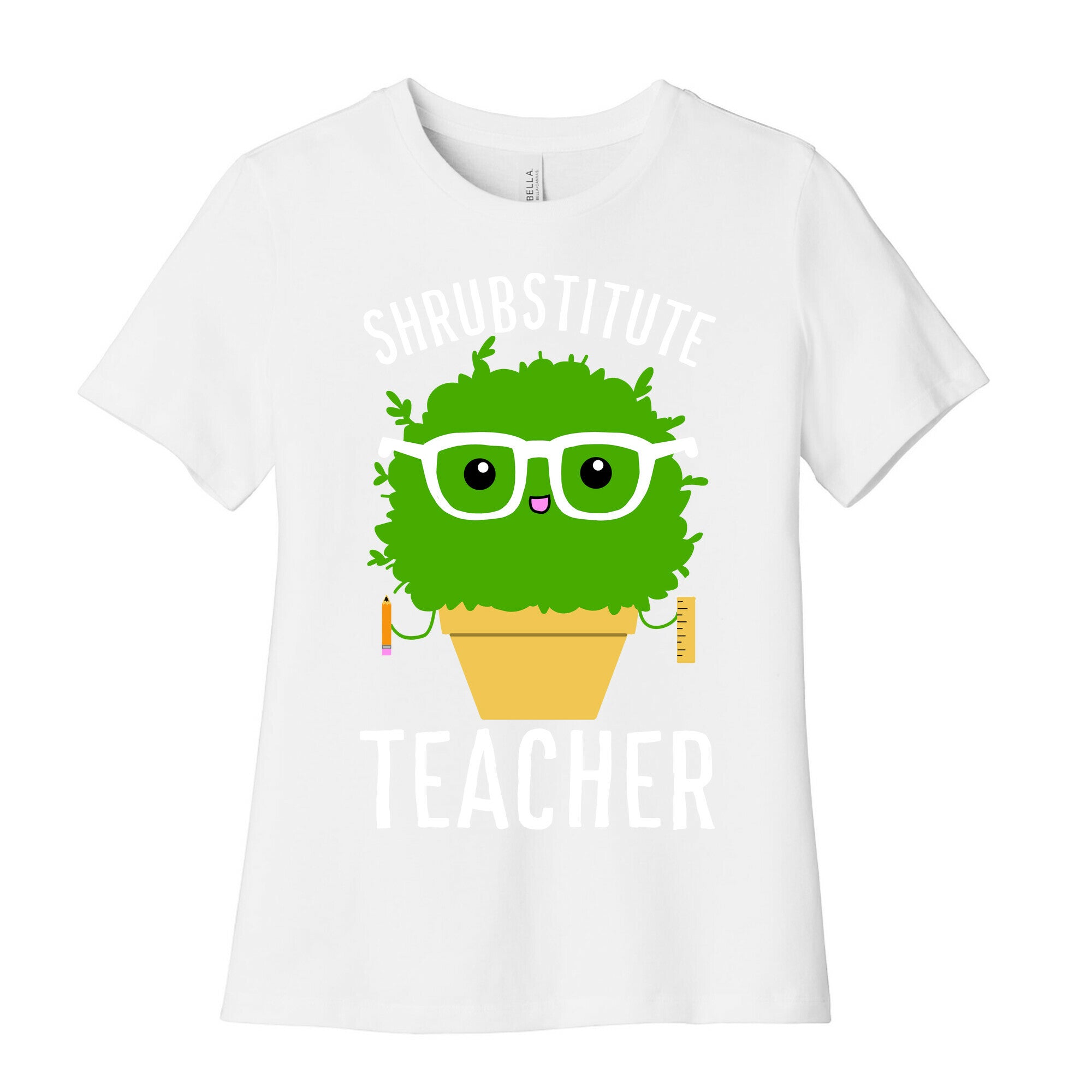 Shrubstitute Teacher Women's Cotton Tee