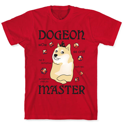 Dogeon Master Doge DM T-Shirt