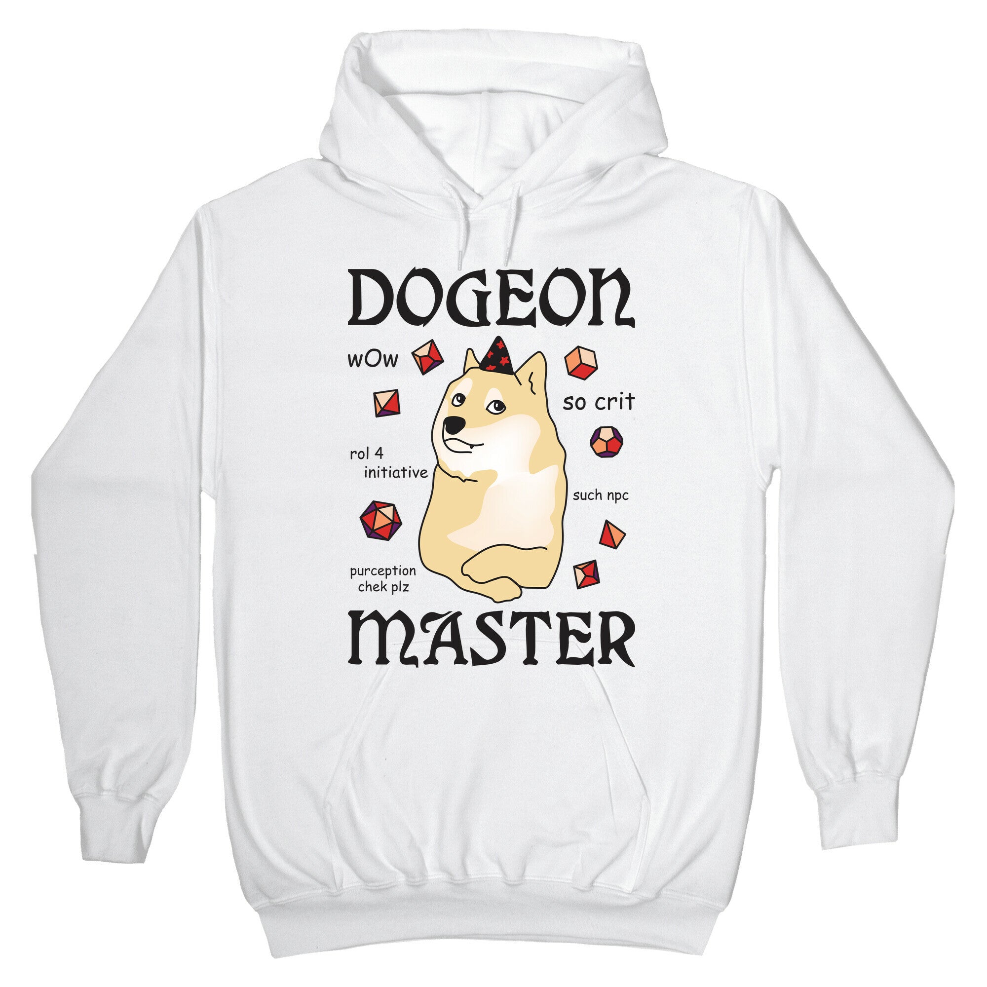 Dogeon Master Doge DM Hoodie