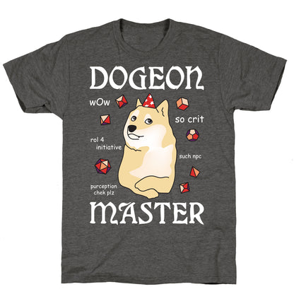Dogeon Master Doge DM Unisex Triblend Tee