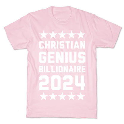 Christian Genius Billionaire 2024 T-Shirt