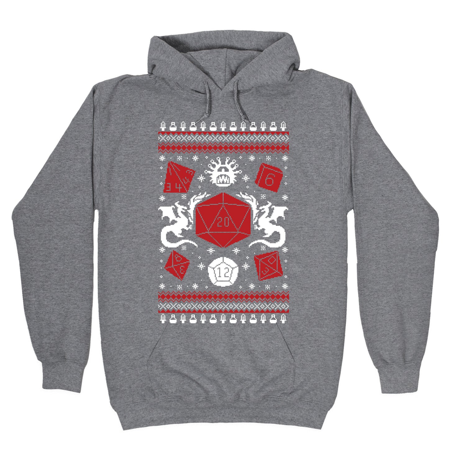 D&D Ugly Sweater Hoodie