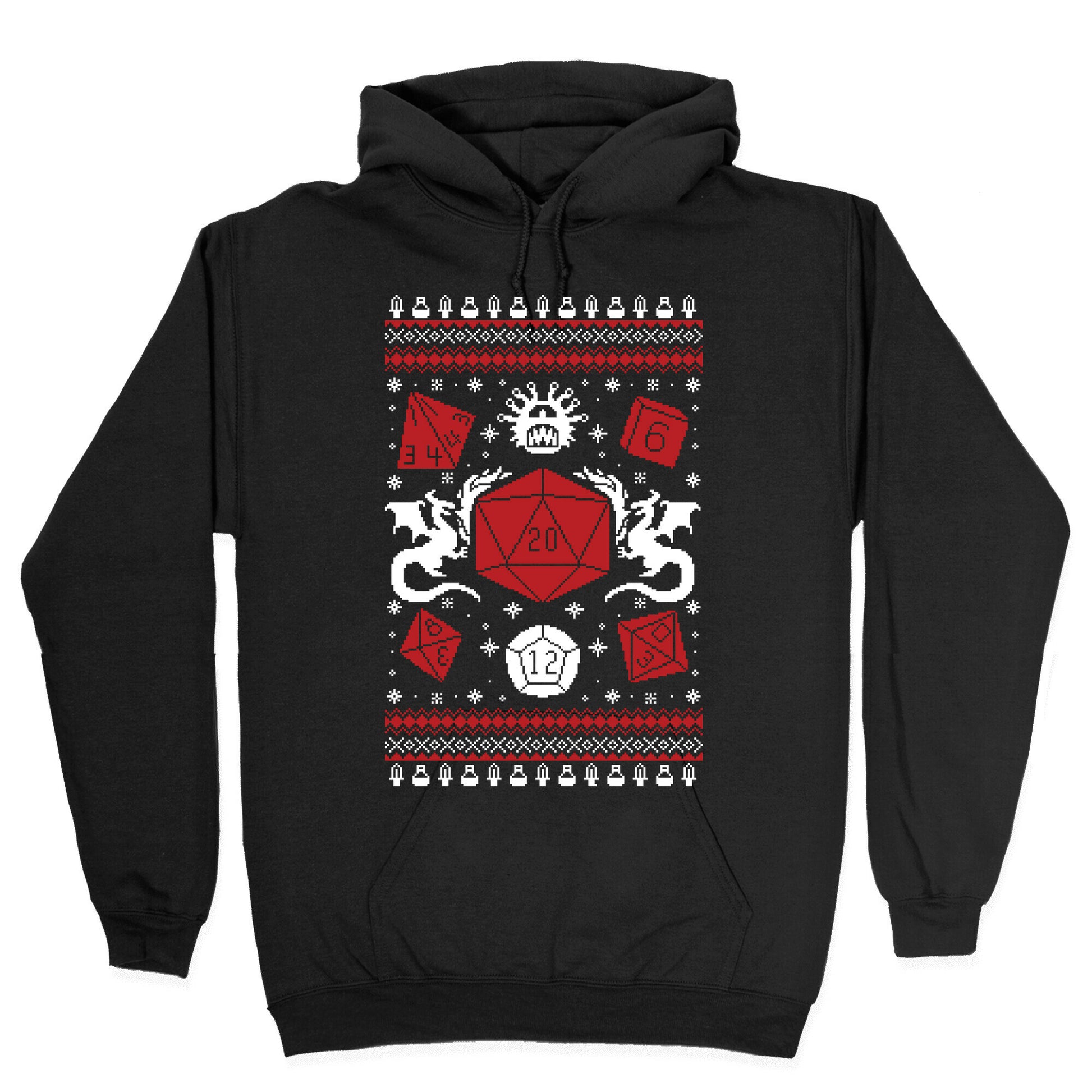 D&D Ugly Sweater Hoodie