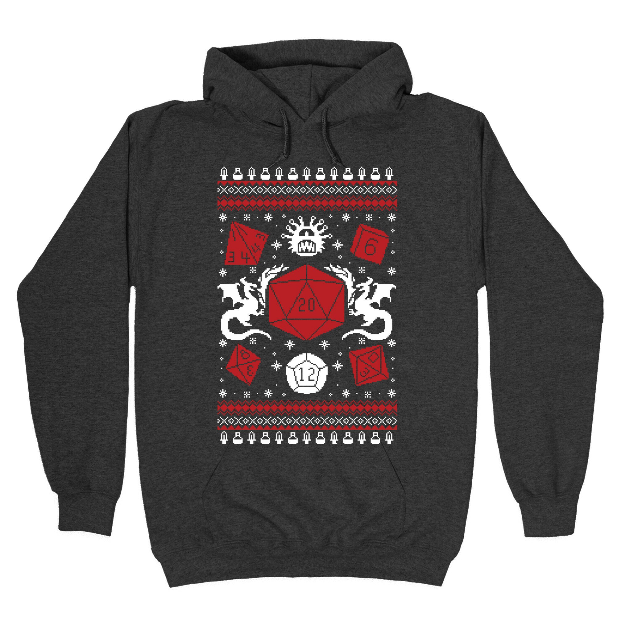 D&D Ugly Sweater Hoodie