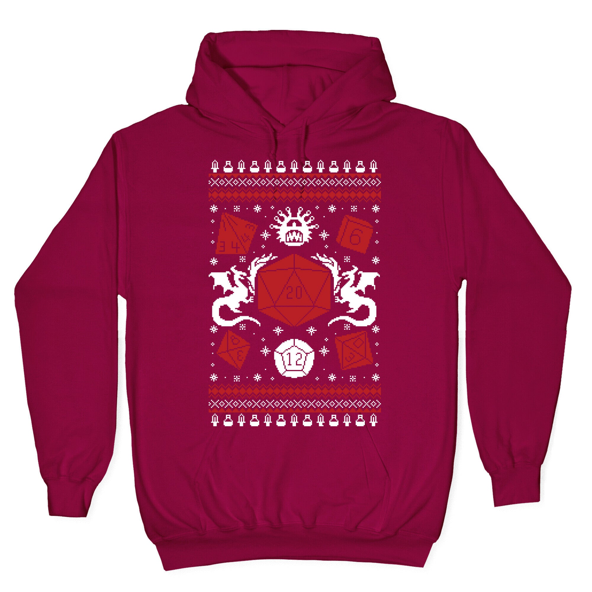 D&D Ugly Sweater Hoodie
