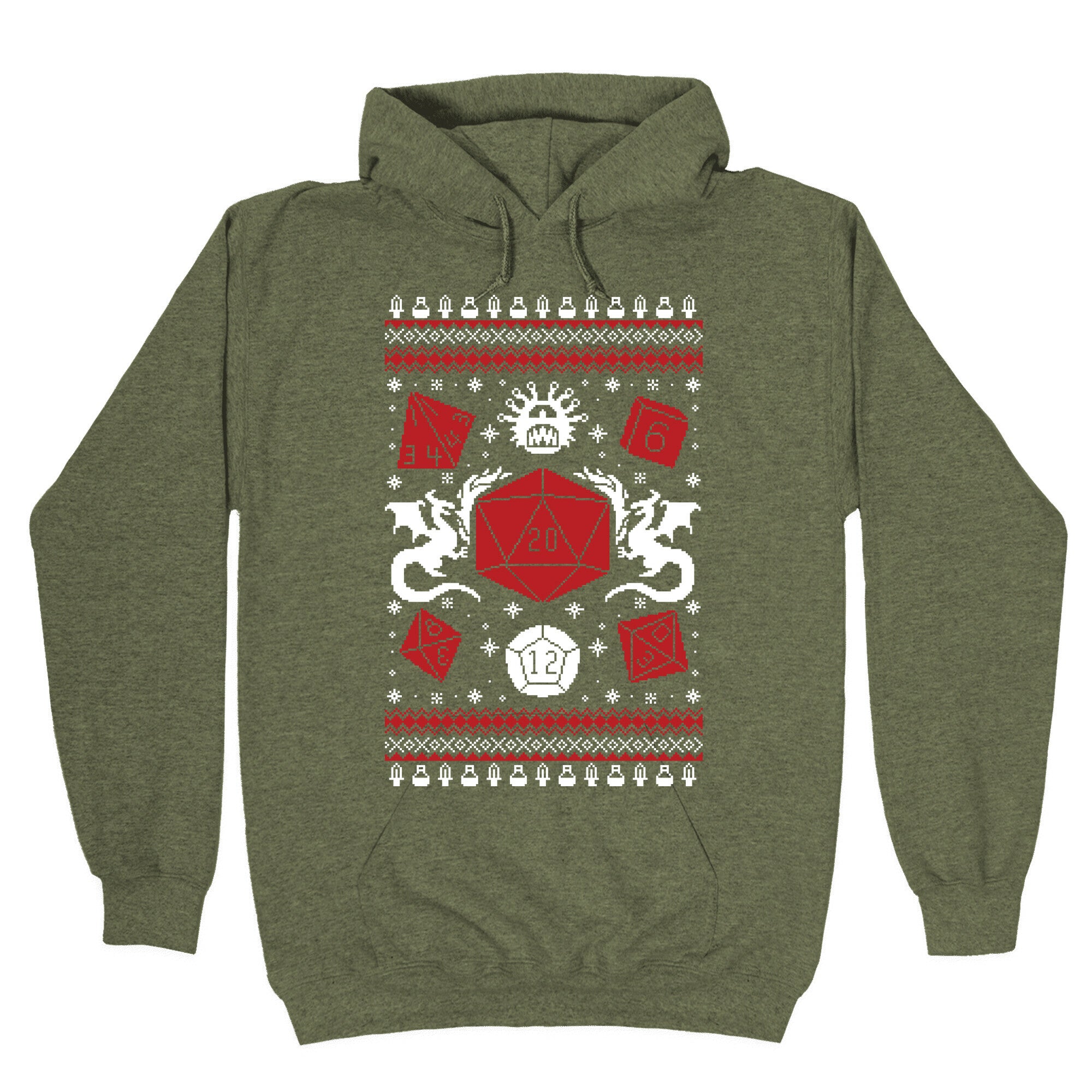 D&D Ugly Sweater Hoodie