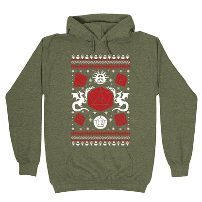 D&D Ugly Sweater Hoodie
