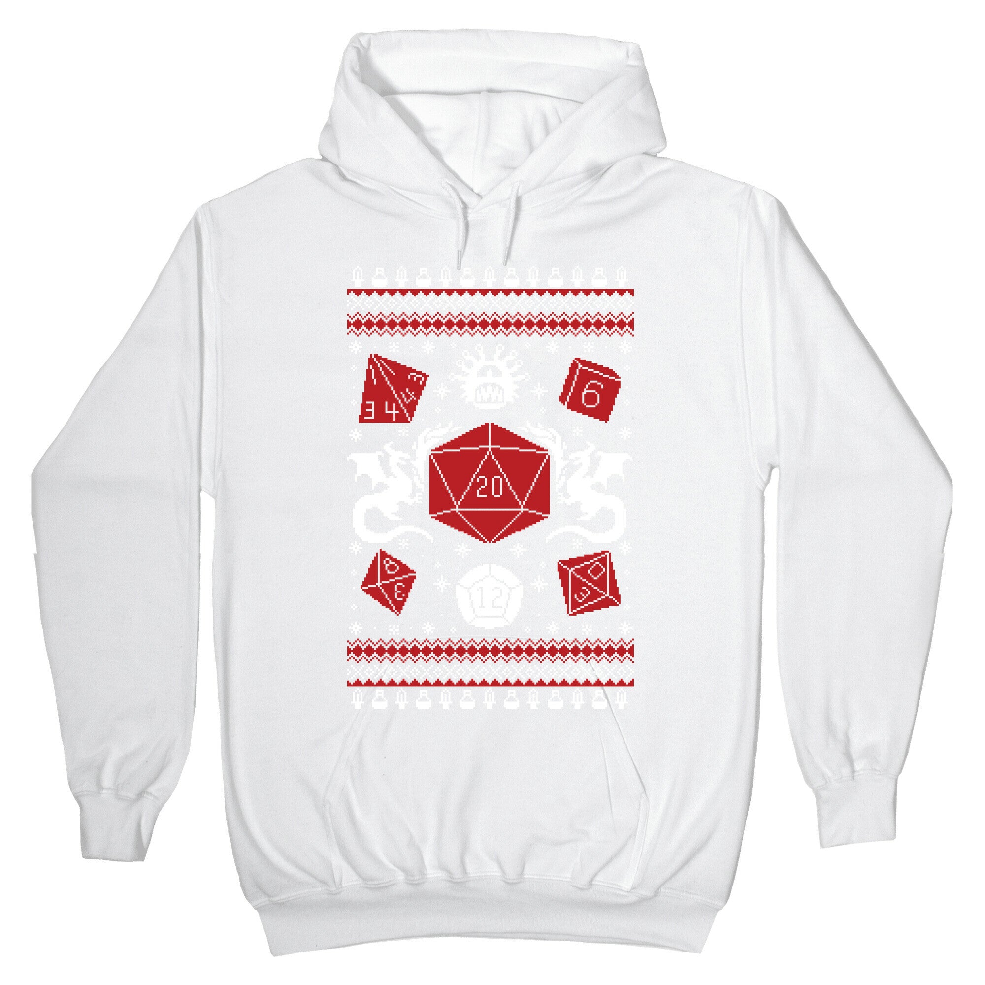 D&D Ugly Sweater Hoodie