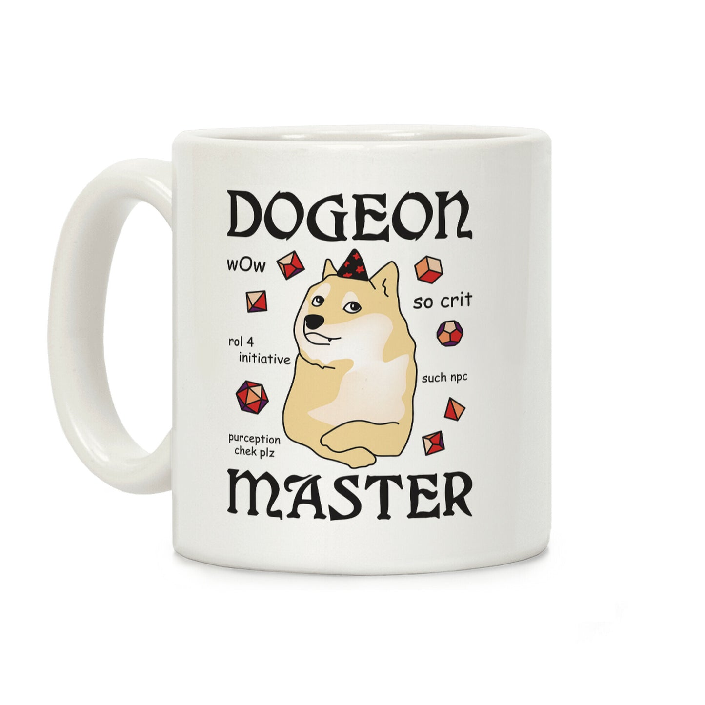 Dogeon Master Doge DM Coffee Mug