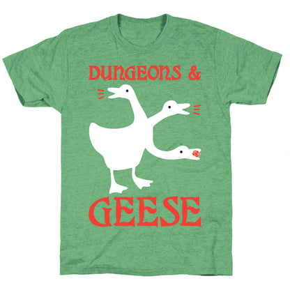 Dungeons & Geese Unisex Triblend Tee