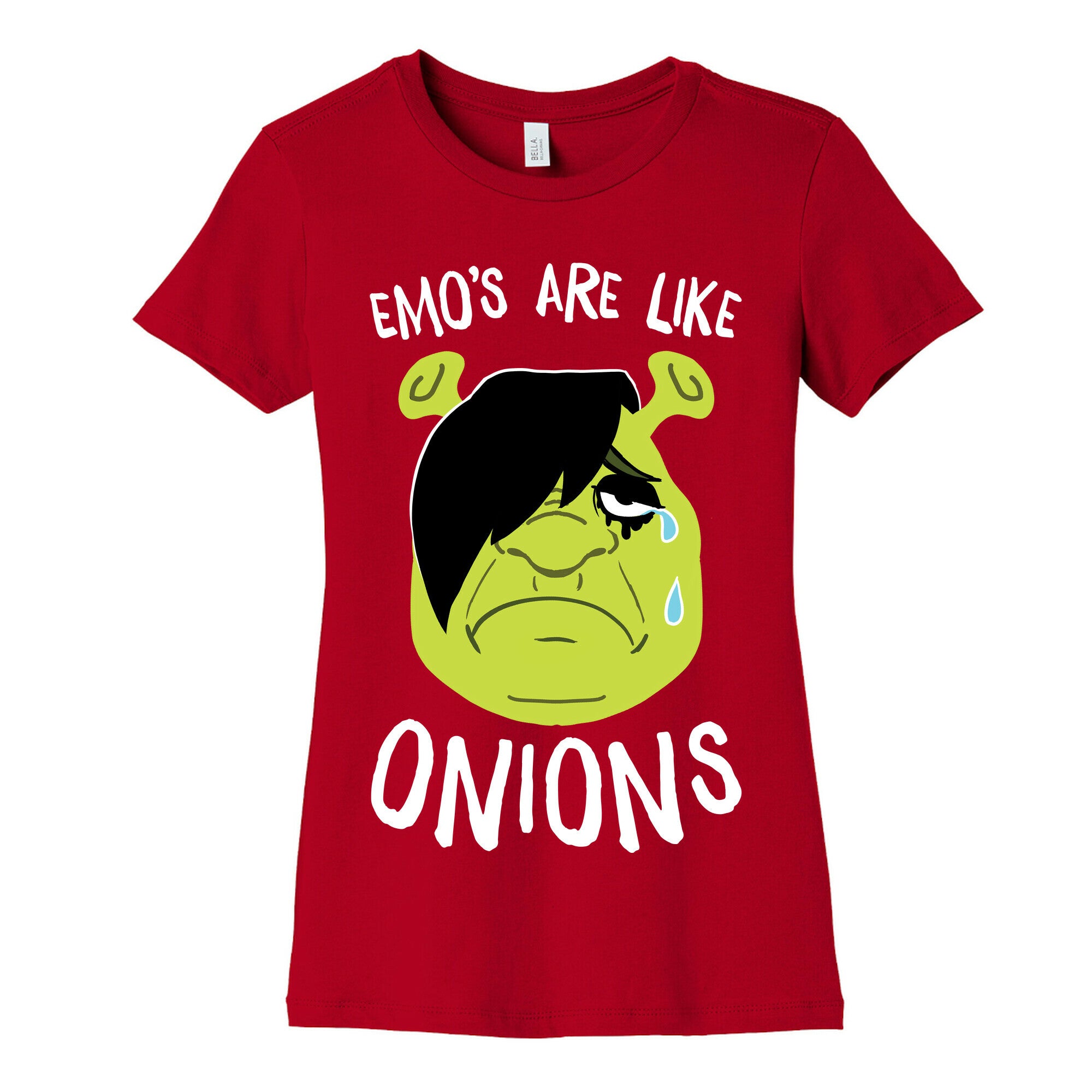 Emos Are Like Onions Women's Cotton Tee