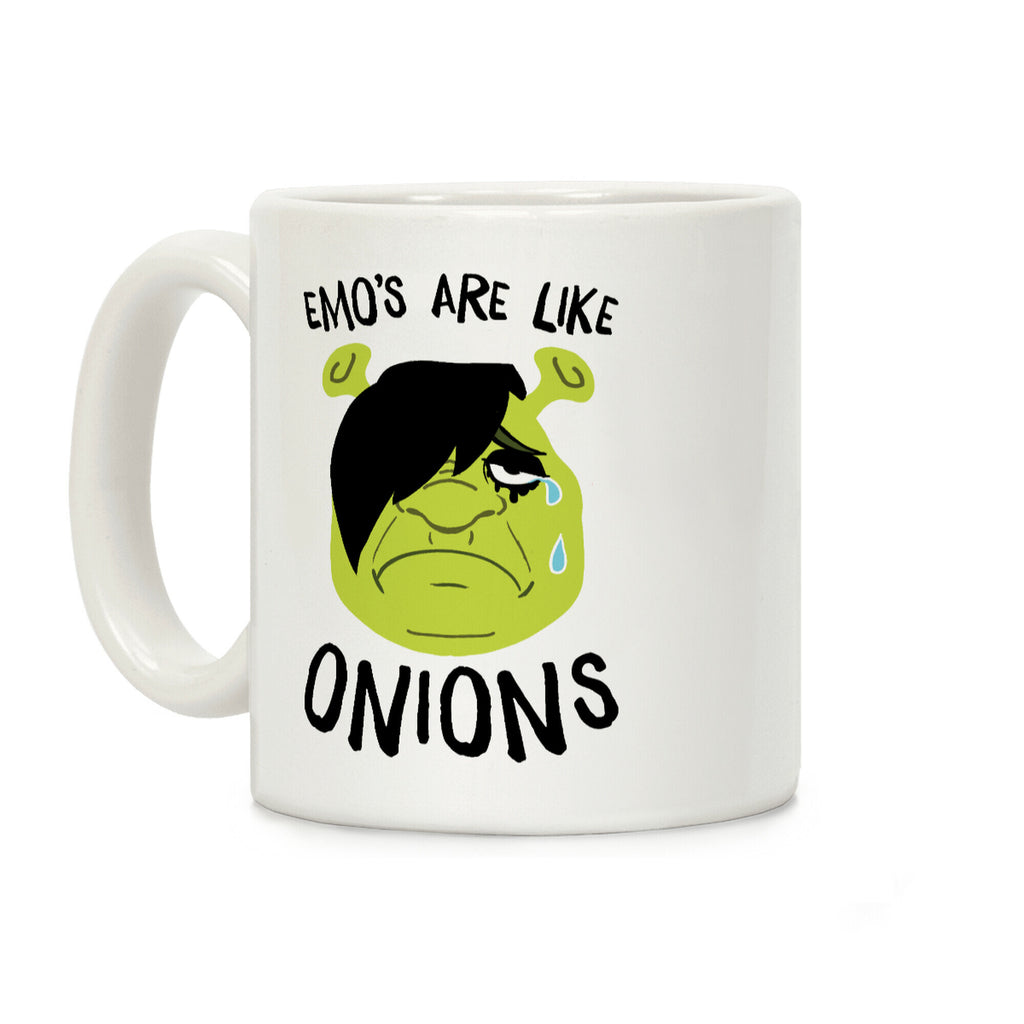 Emos Are Like Onions Coffee Mug