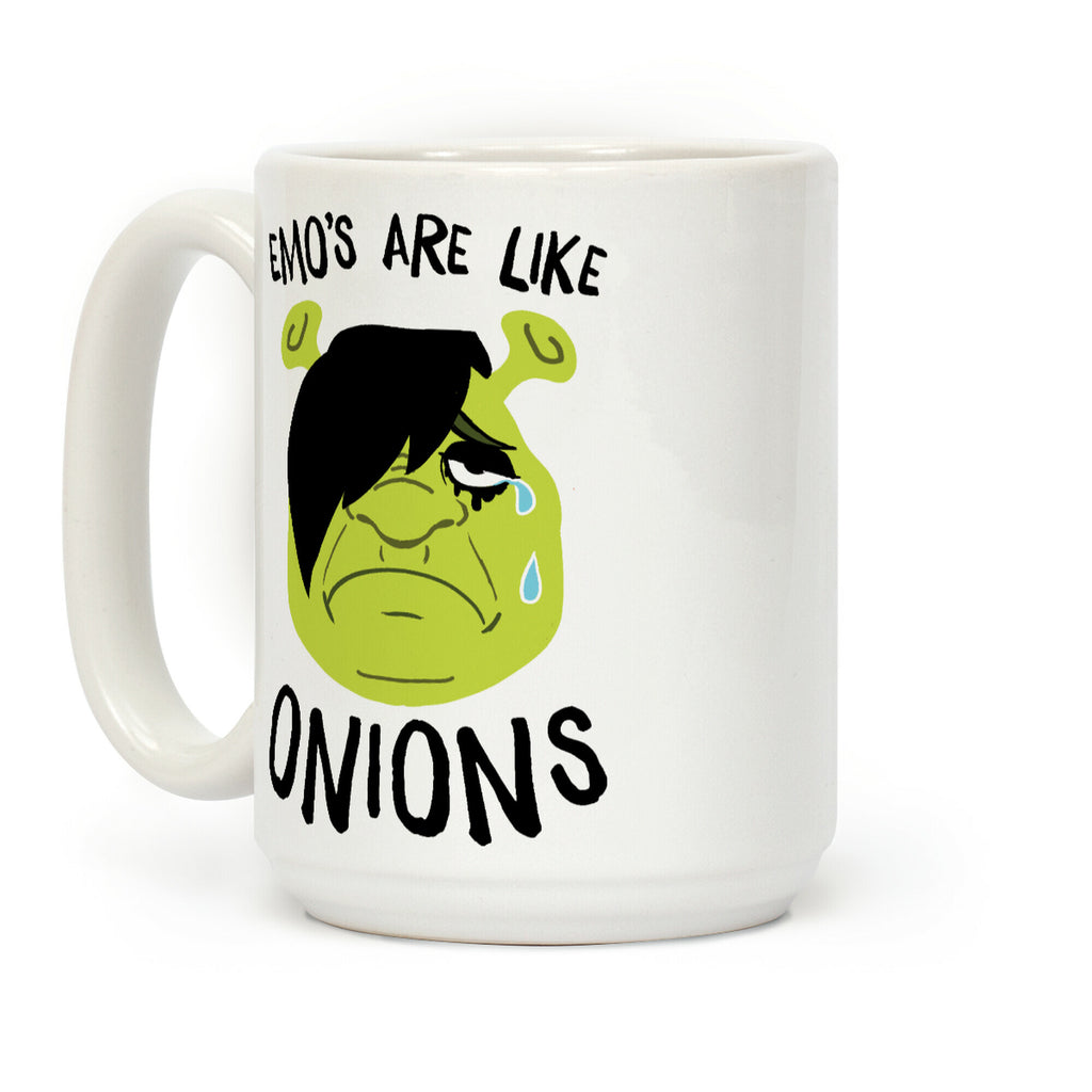 Emos Are Like Onions Coffee Mug