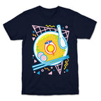 Rad-men (Rad Ramen) White Print T-Shirt