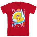 Rad-men (Rad Ramen) White Print T-Shirt