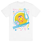 Rad-men (Rad Ramen) White Print T-Shirt