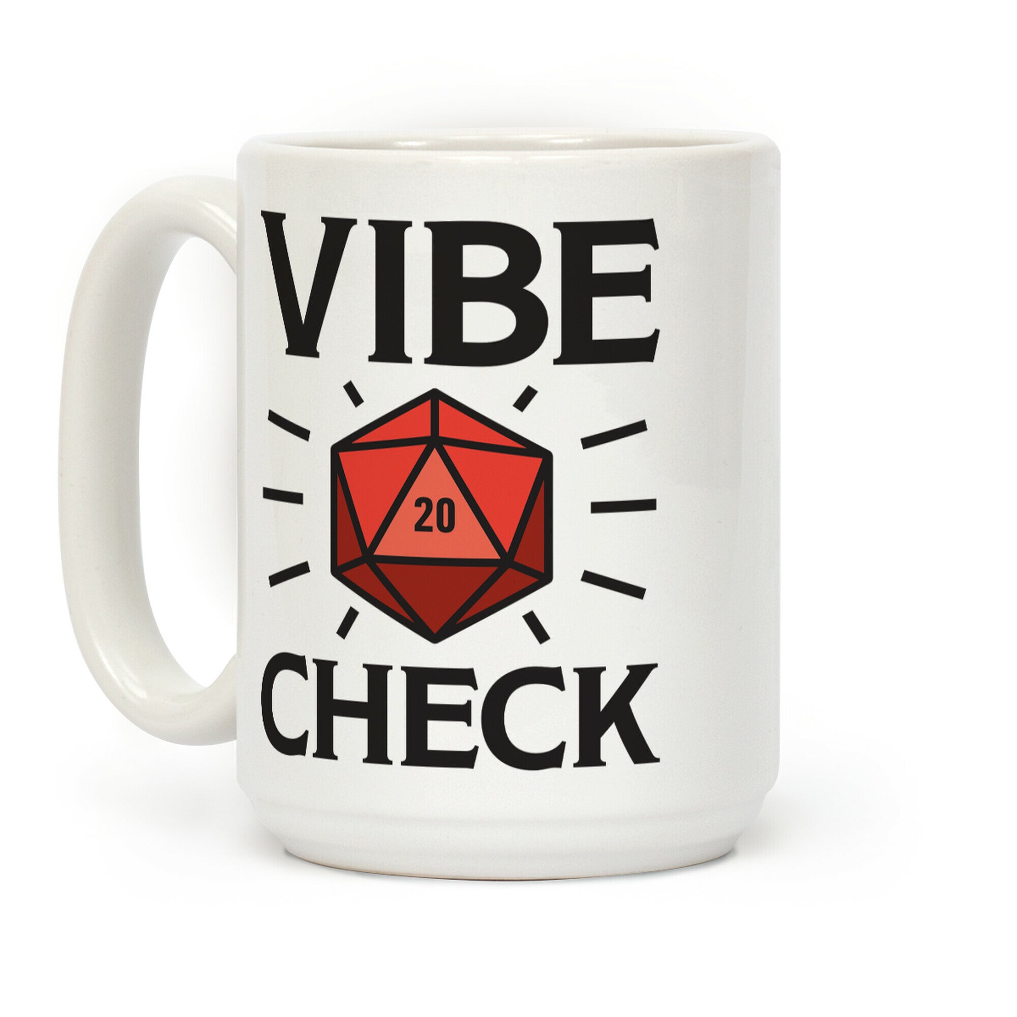 Vibe Check D20 Coffee Mug