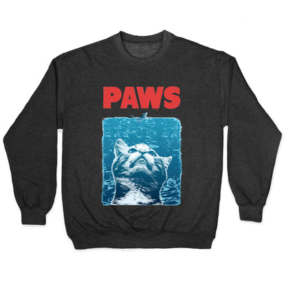 PAWS (Jaws Parody) Crewneck Sweatshirt