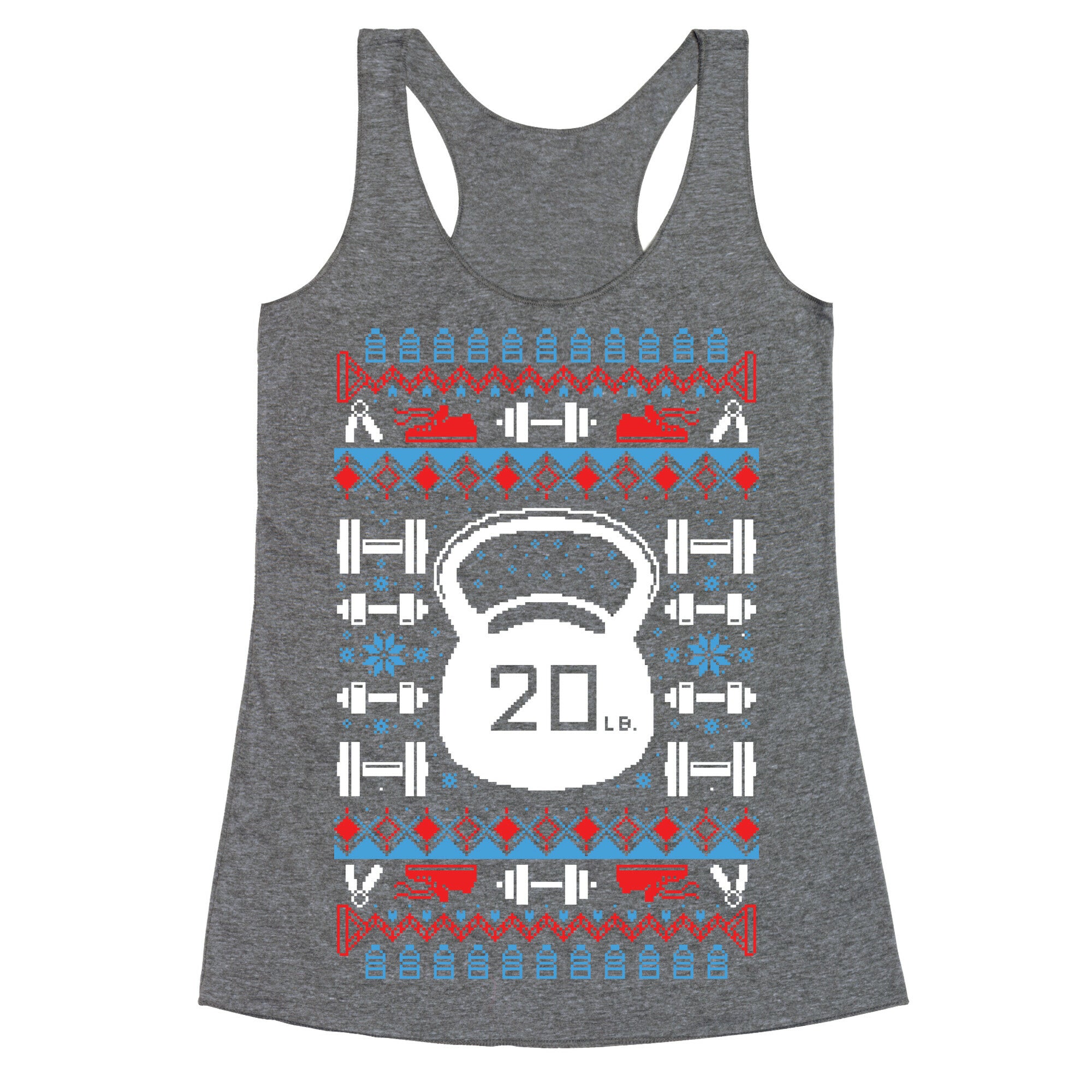 Ugly Fitness Sweater Racerback Tank
