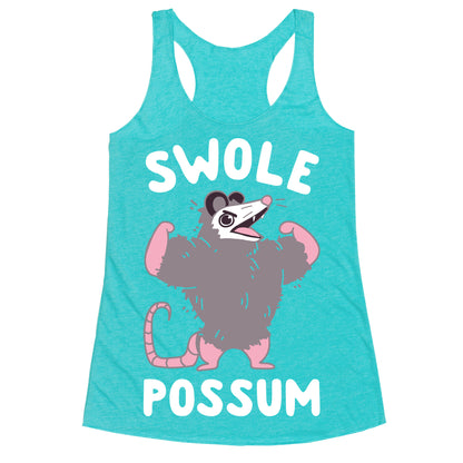 Swole Possum Racerback Tank