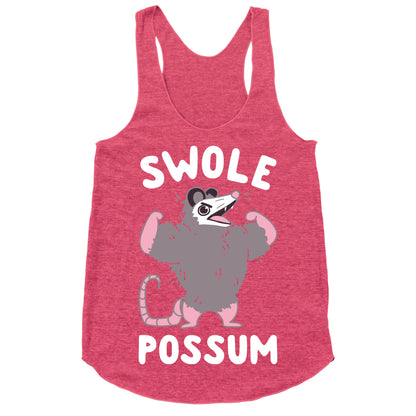 Swole Possum Racerback Tank