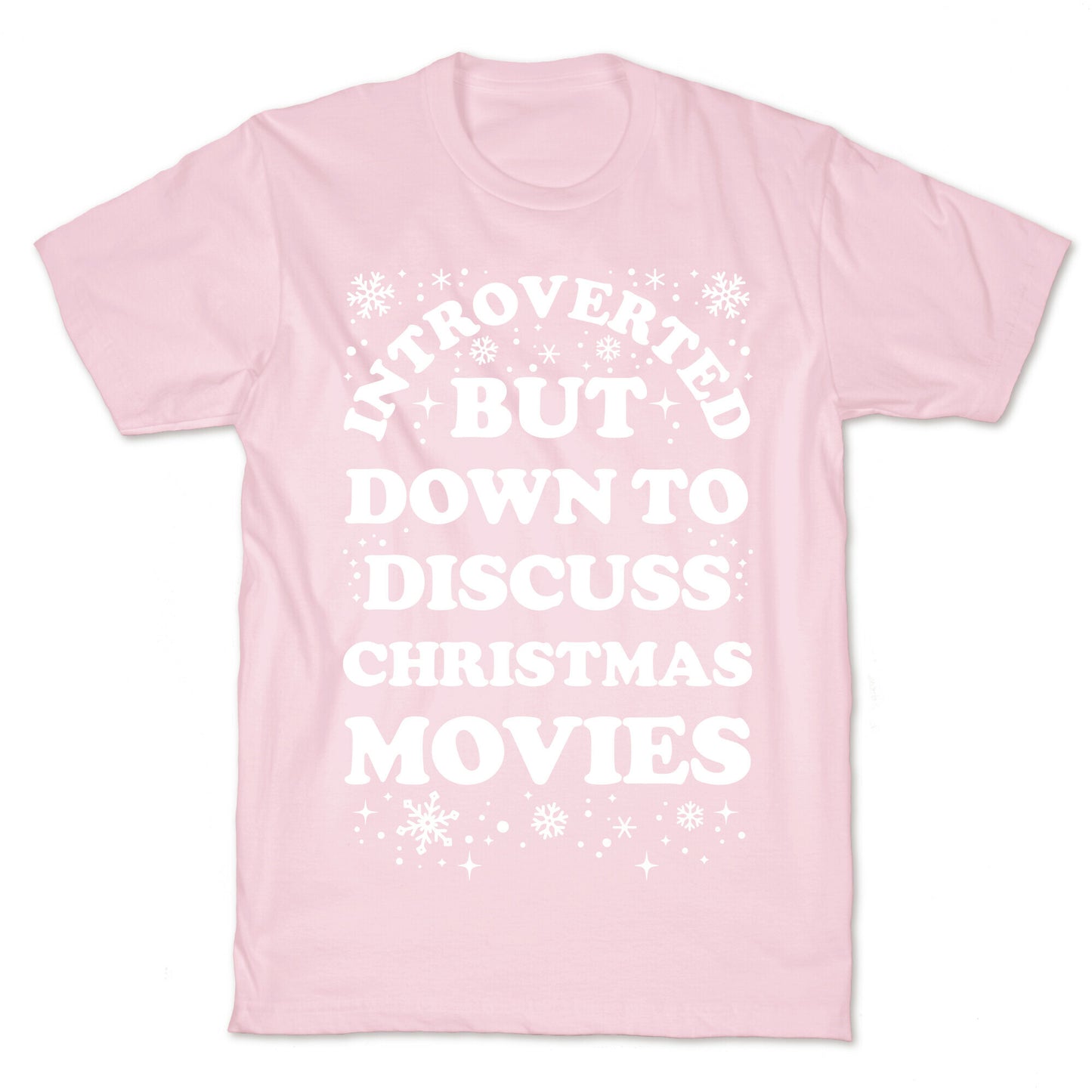 Introverted But Down to Discuss Christmas Movies T-Shirt