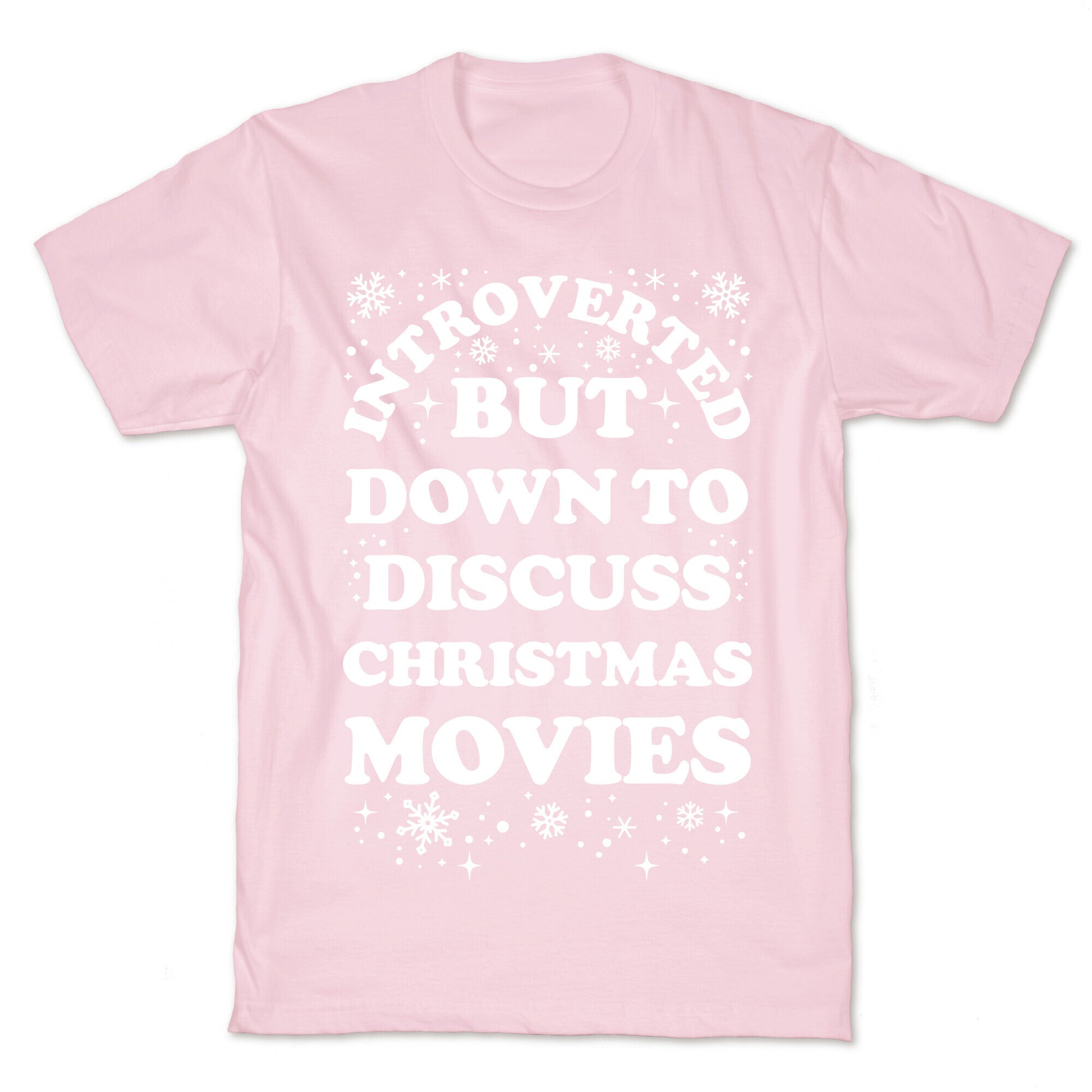 Introverted But Down to Discuss Christmas Movies T-Shirt