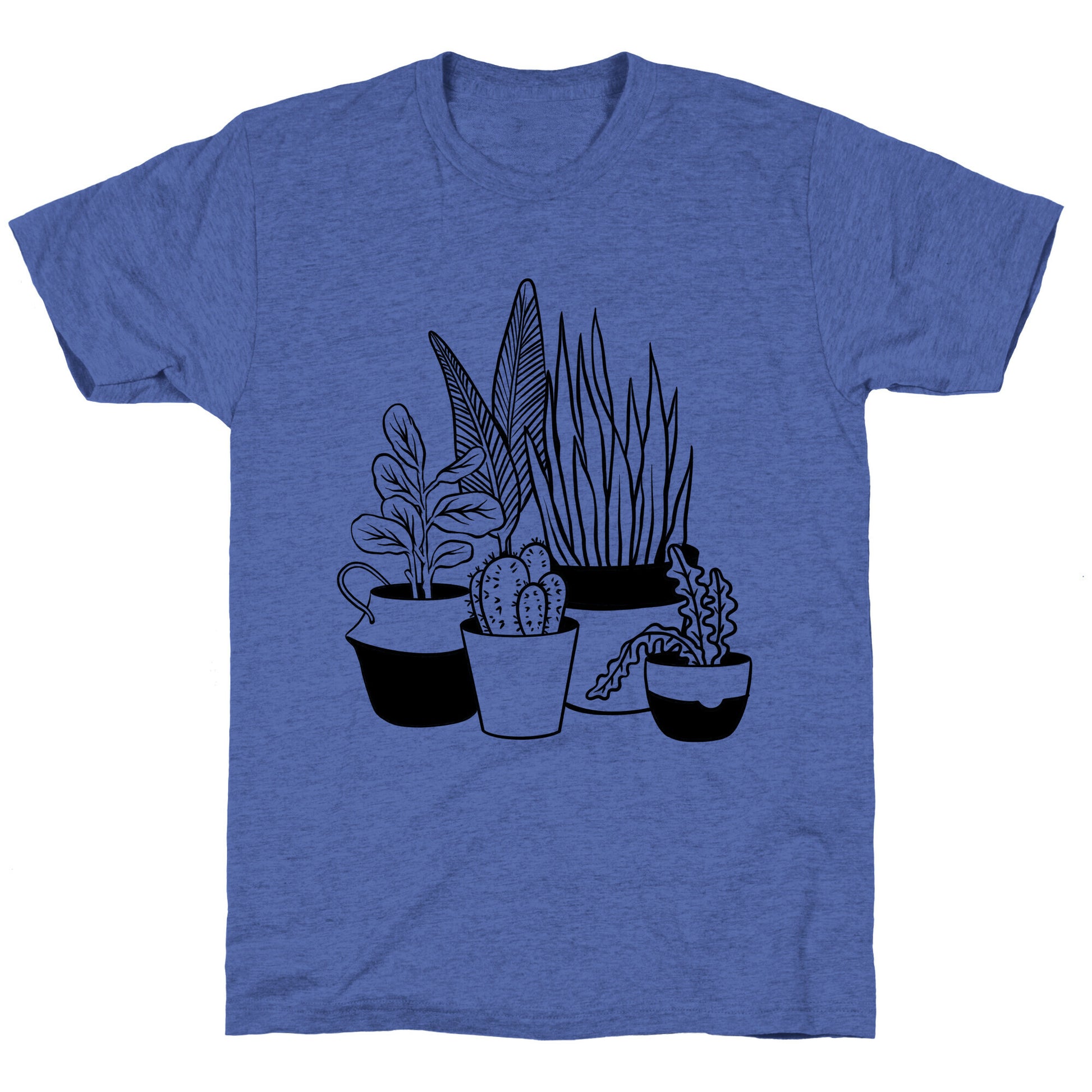 Houseplant Illustration Unisex Triblend Tee