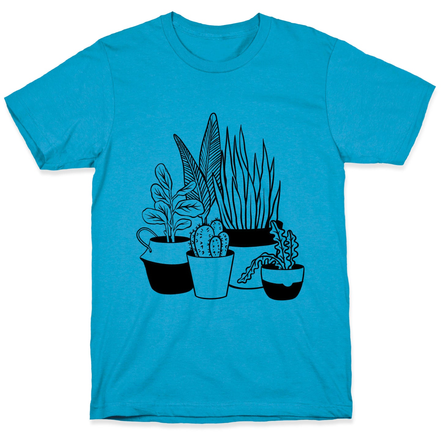 Houseplant Illustration Unisex Triblend Tee
