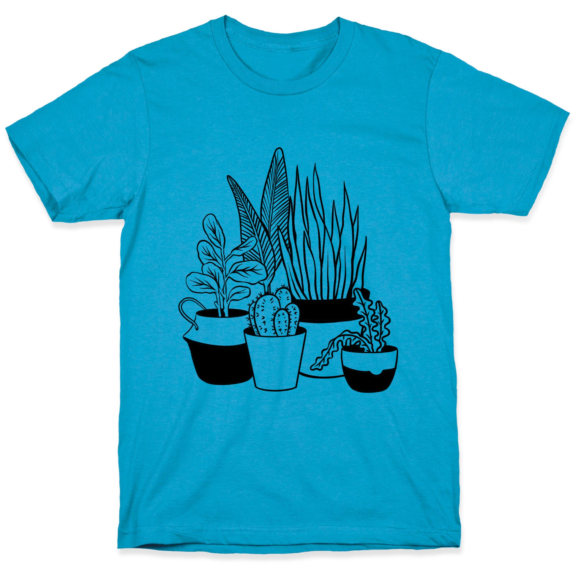 Houseplant Illustration Unisex Triblend Tee